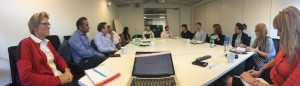 People at a meeting